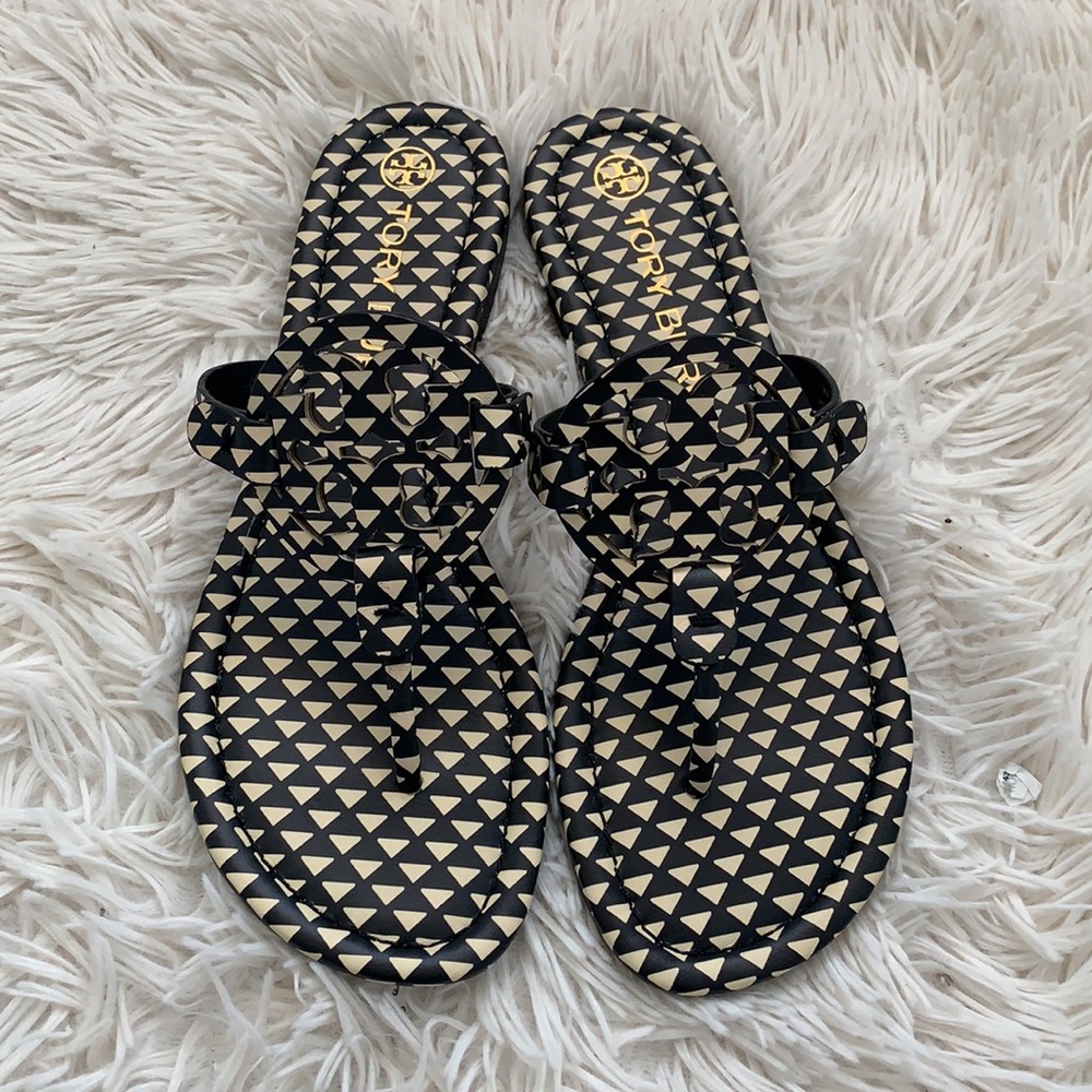 Tory Burch Miller sandals triangle geo sandal - Picture 6 of 13